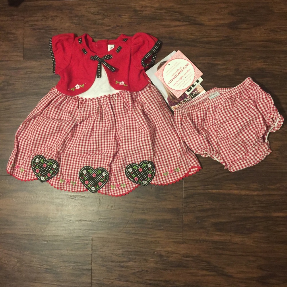 NWT YoungLand Baby Girls Dress Size 18M.